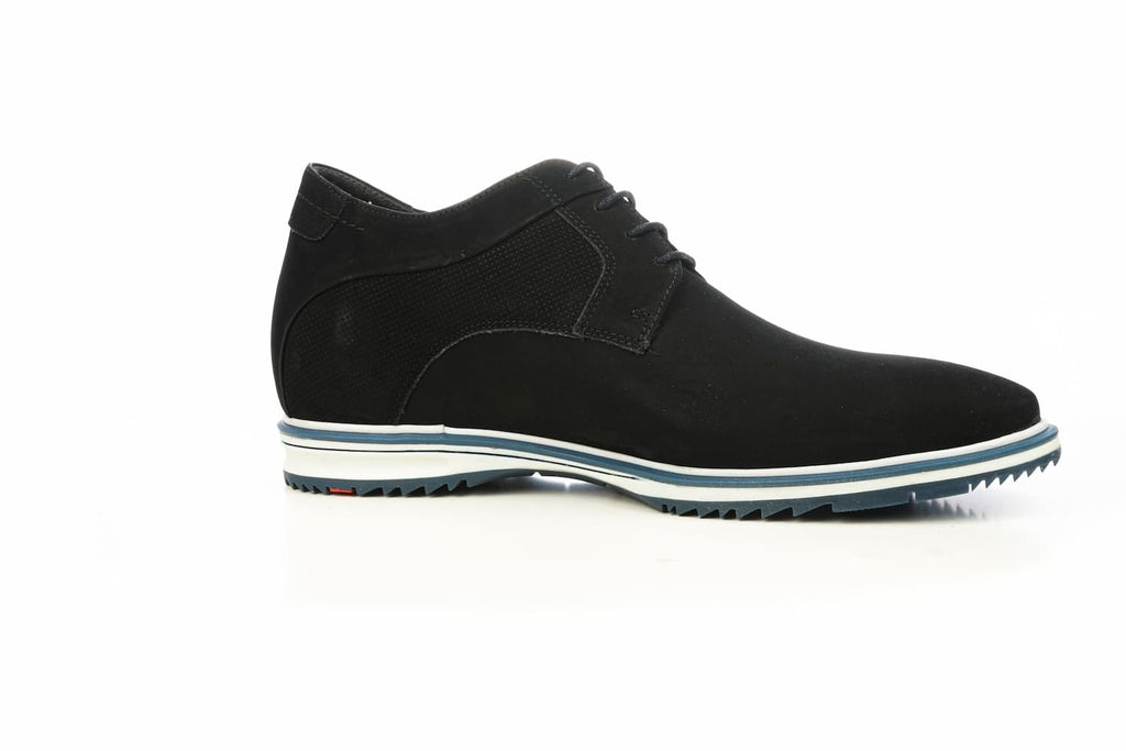 Zapato Hombre Barret Negro Max Denegri +7cms