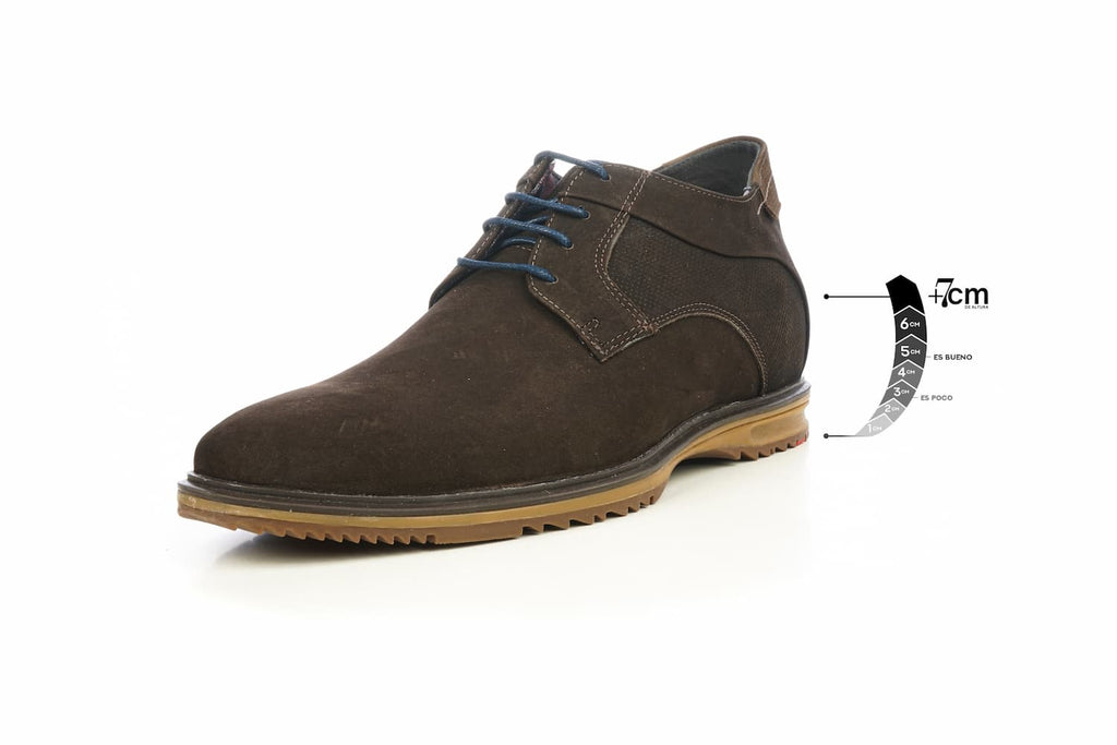 Zapato Hombre Barret Café Max Denegri +7cms