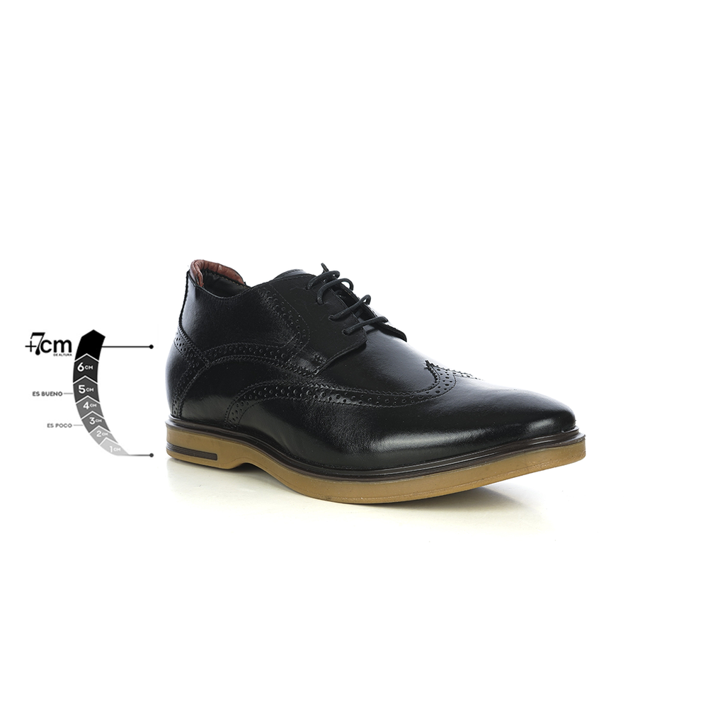 Zapato Hombre Bedford Negro Max Denegri +6cms