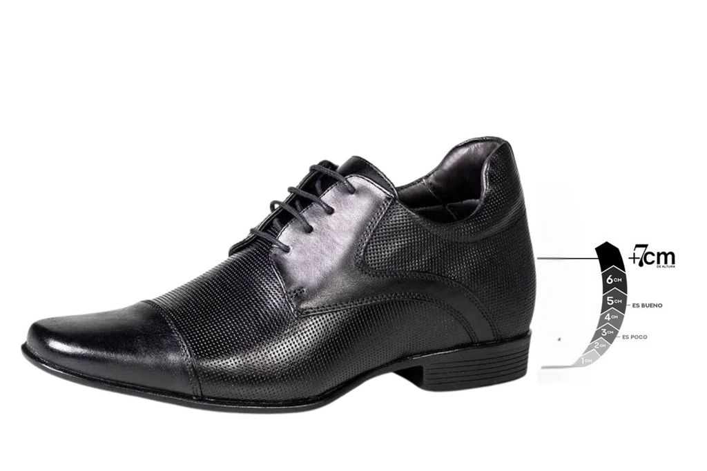 Zapato Hombre London Negro Max Denegri +7cms