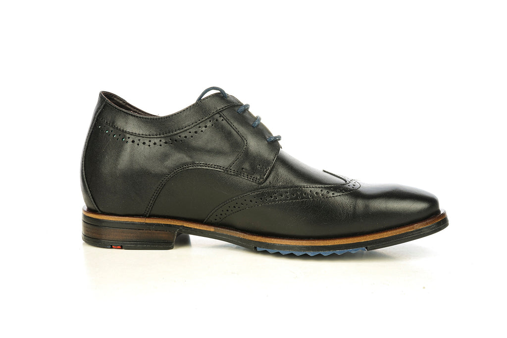 Zapato Hombre Central Negro Max Denegri +7cms