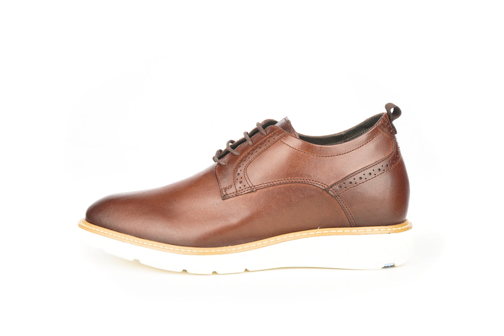 Zapato Hombre Trenton Caoba Max Denegri +7cms