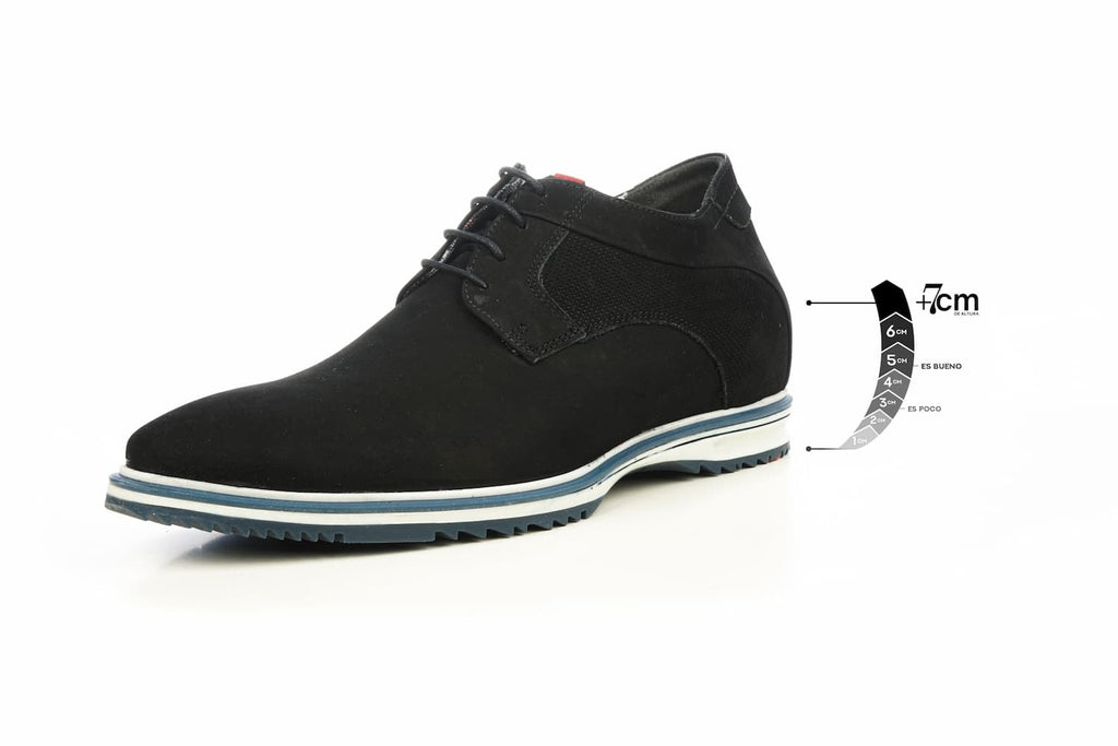 Zapato Hombre Barret Negro Max Denegri +7cms