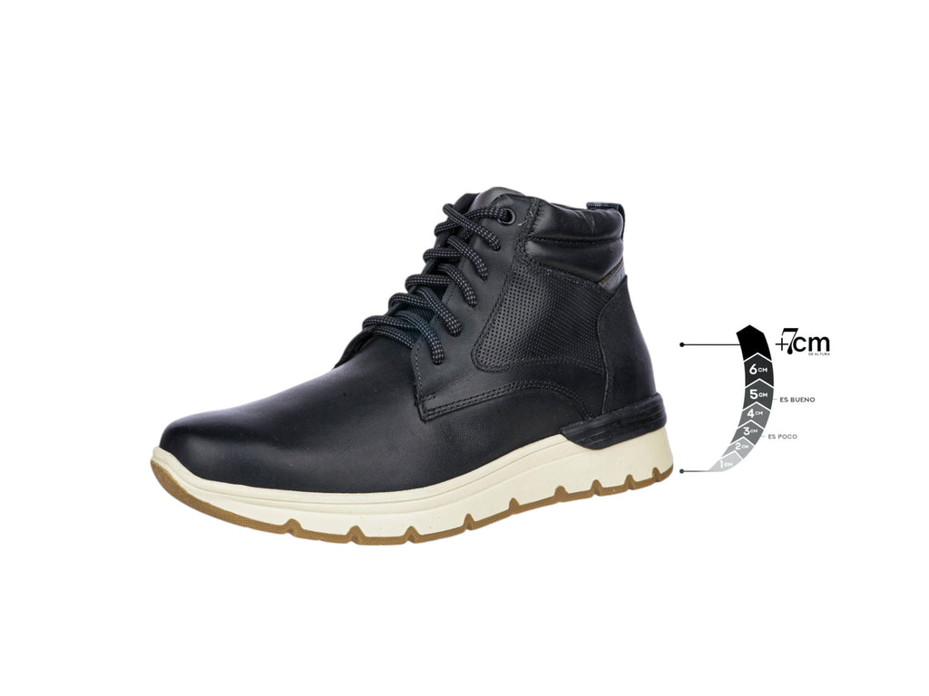 Zapatilla Hombre Graham Negro Max Denegri +7cms