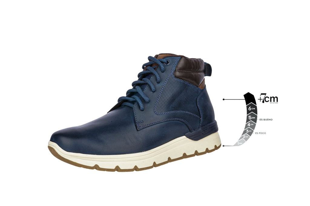 Zapatilla Hombre Graham Azul Max Denegri +7cms