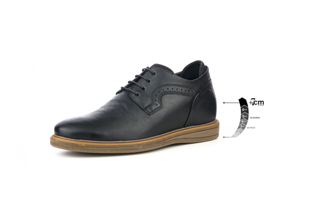 Zapato Hombre Portland Negro Max Denegri +7cms