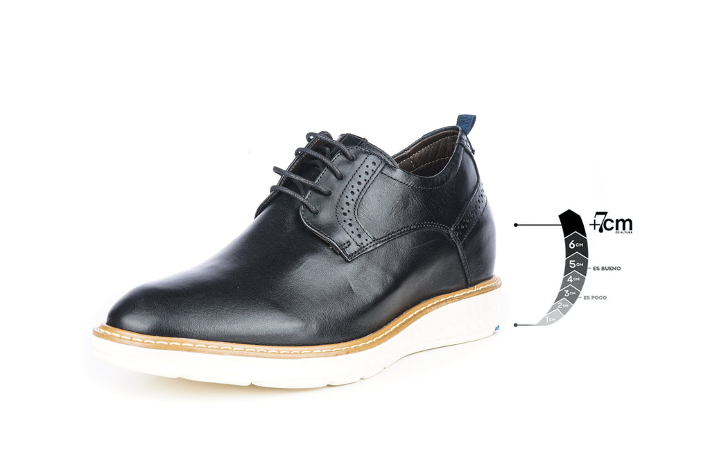 Zapato Hombre Trenton Negro Max Denegri +7cms