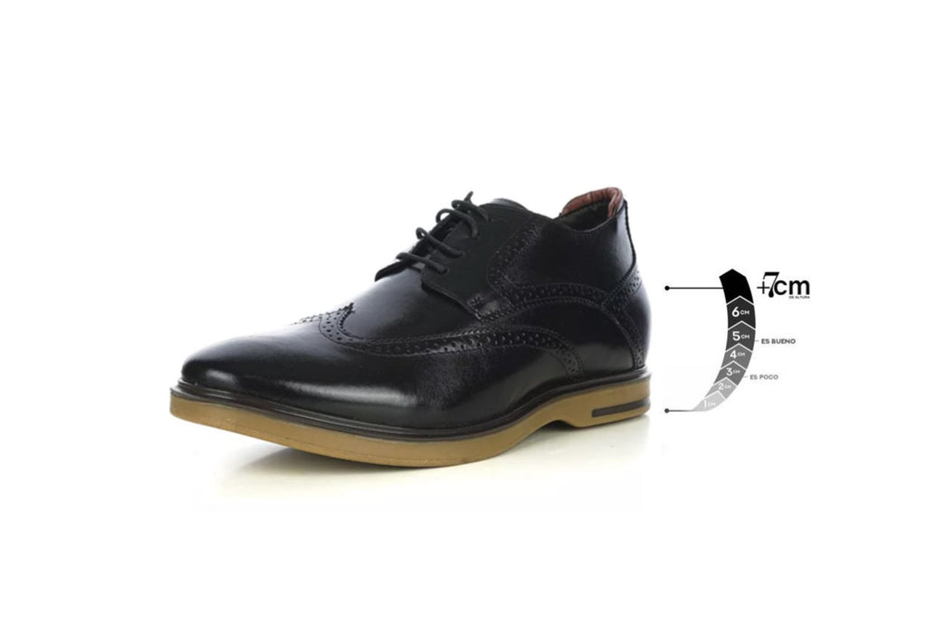 Zapato Hombre Bedford Negro Max Denegri +6cms