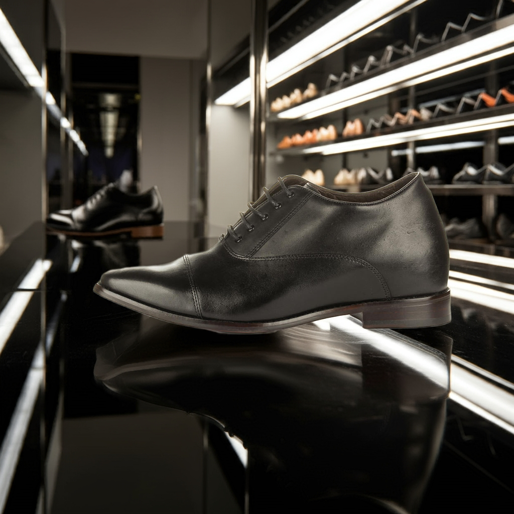 Zapato Hombre Director Negro Max Denegri +7cms