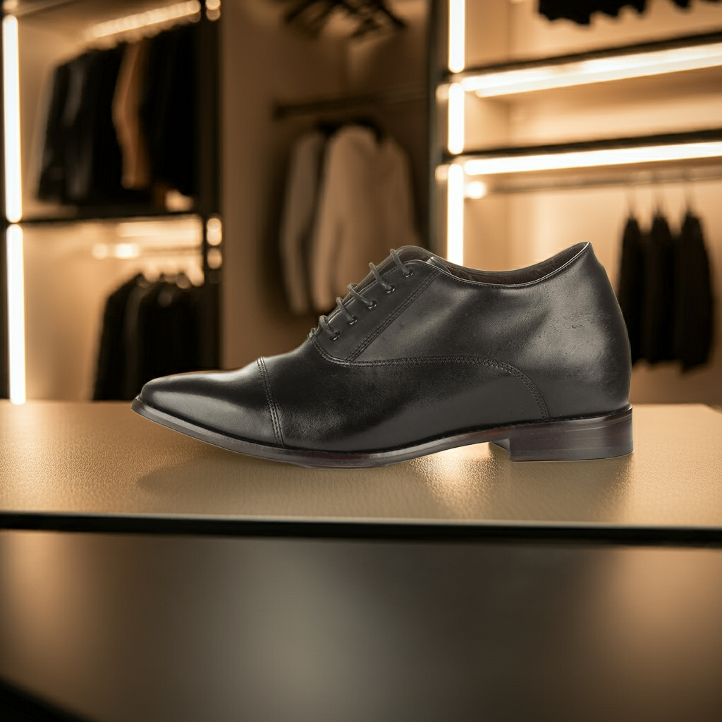 Zapato Hombre Director Negro Max Denegri +7cms