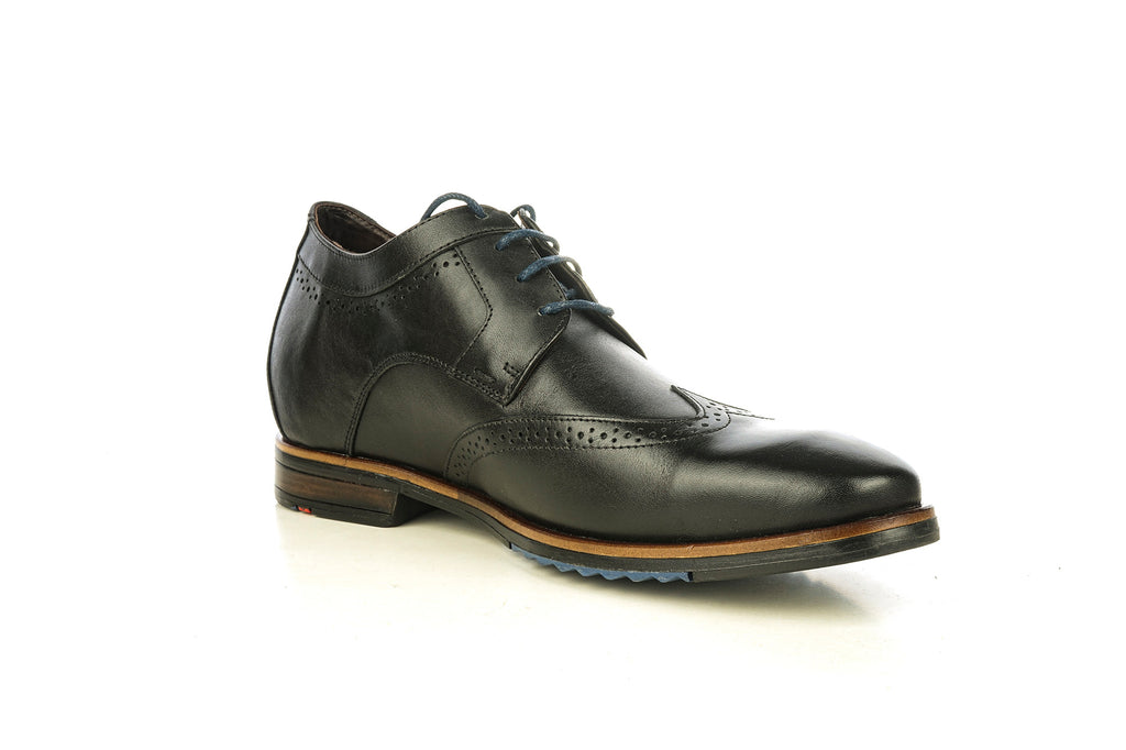 Zapato Hombre Central Negro Max Denegri +7cms