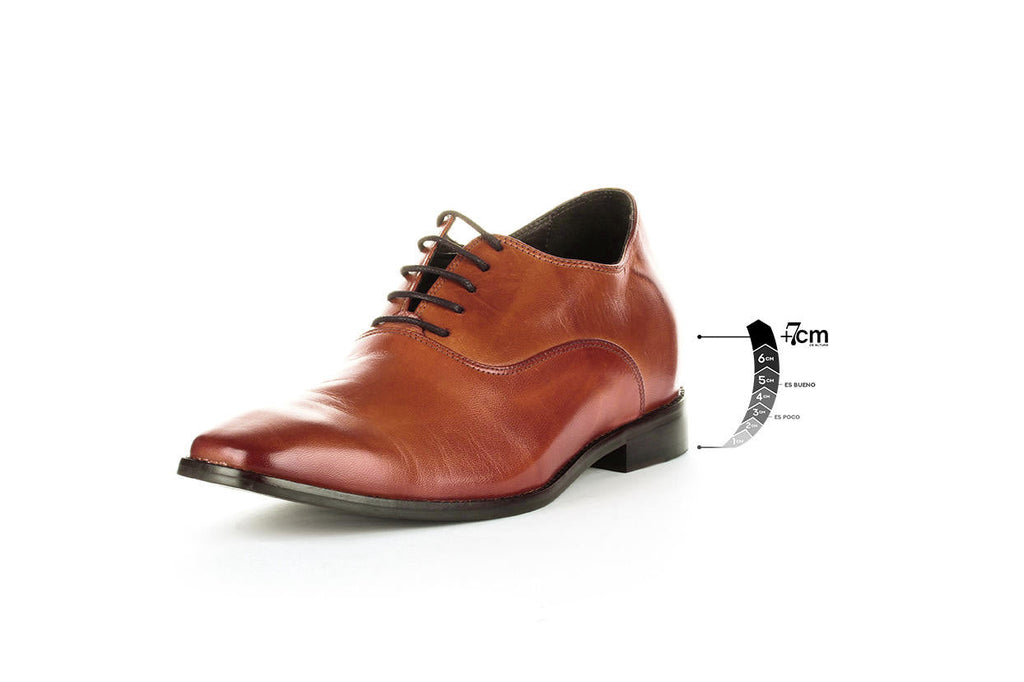 Zapato Hombre Elegant Café Claro Max Denegri +7cms