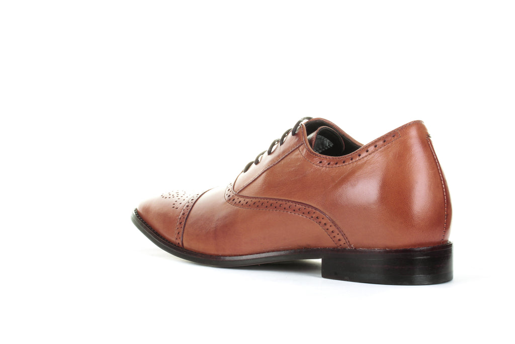 Zapato Hombre British Café Claro Max Denegri +7cms